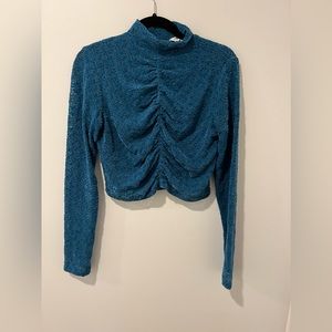 Amanda uprichard blue top